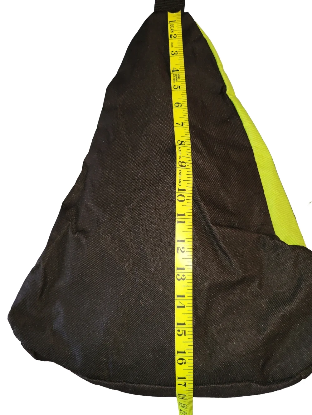 Healthy Workforce Lime Green & Black Sling Backpack With Headphone Port